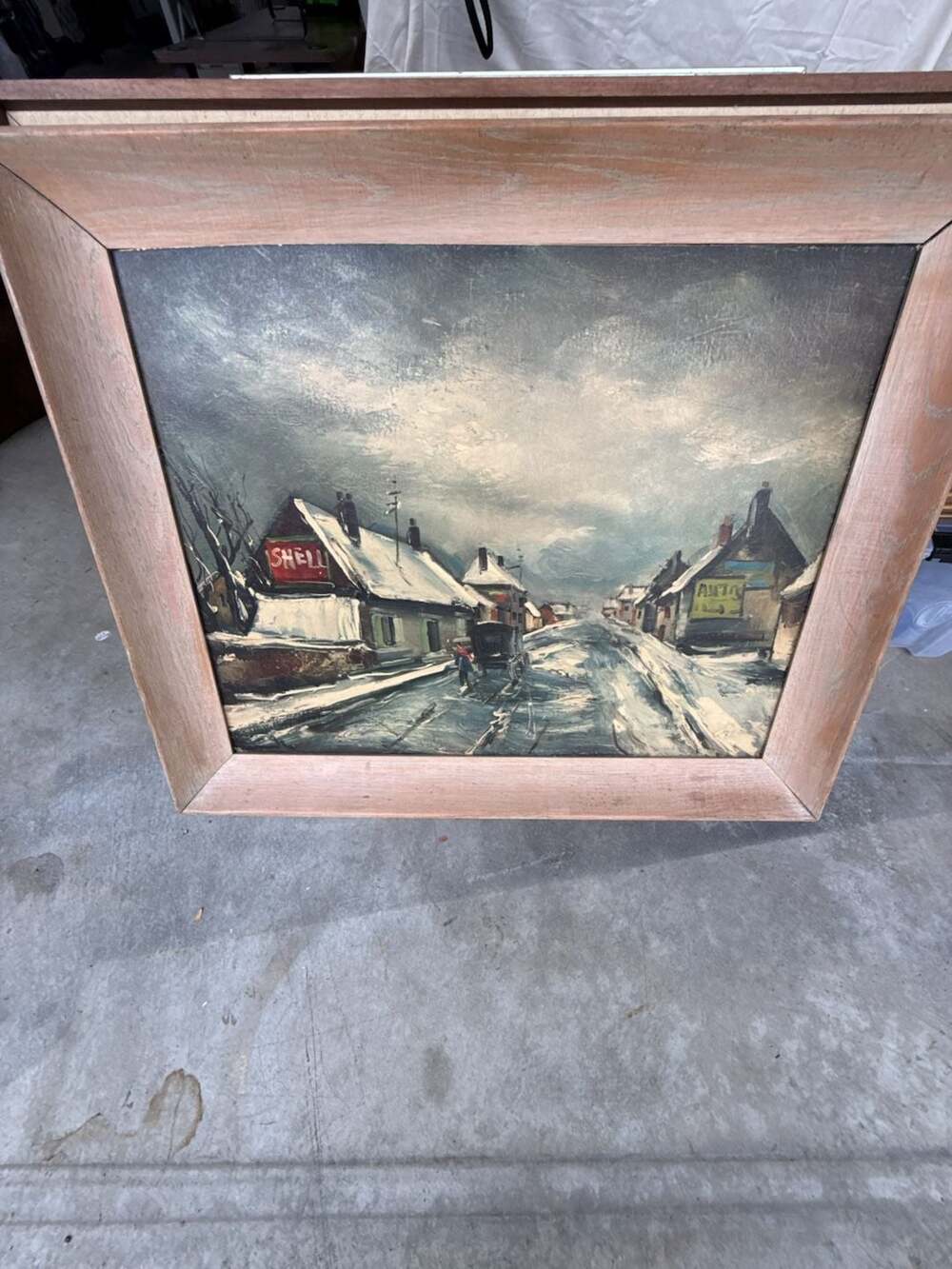 Maurice de Vlaminck Allainville Under Snow Framed Art Print